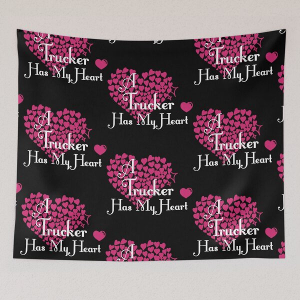 Item preview, A Trucker Has My Heart designed and sold by aryagiri.
