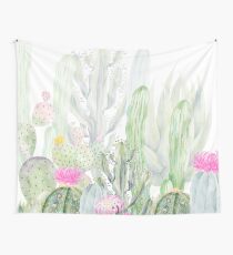 WATERCOLOR CACTUS Wall Tapestry