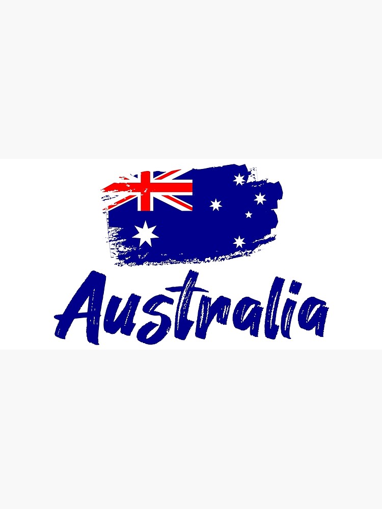 Disover Australia Flag Premium Matte Vertical Poster