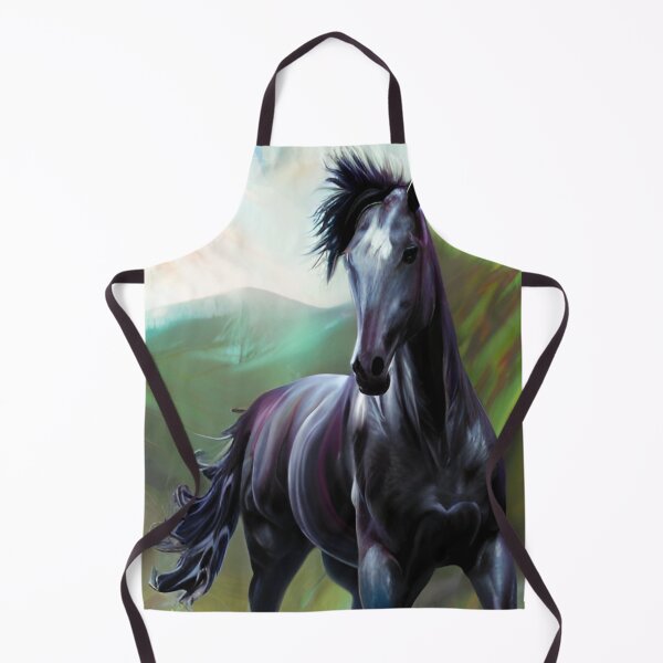 Item preview, Abstract Black Horse Art designed and sold by CazmosDesigns.
