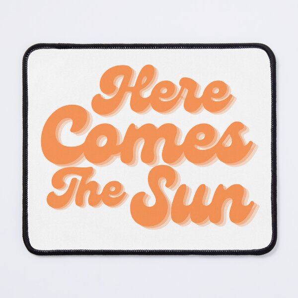 Item preview, Here Comes The Sun. Fun Summer, Beach, Sand, Surf Design. Orange designed and sold by That Cheeky Tee.