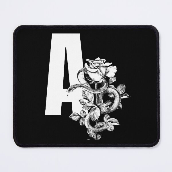 Item preview, A Botanical Monogram. Peony snake floral letter designed and sold by Emotionsy.