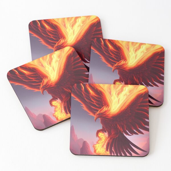 Item preview, Phoenix Rising From The Ashes - AI Art designed and sold by Lola Mystique Boutique.