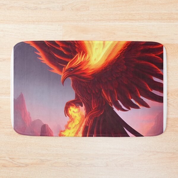 Item preview, Phoenix Rising From The Ashes - AI Art designed and sold by Lola Mystique Boutique.
