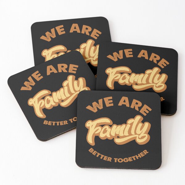 Item preview, We Are Family - Retro Text  designed and sold by Whimsical  Thinker.