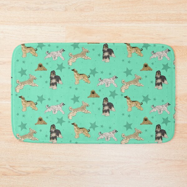 Item preview, Afghan Hounds Stars Seafoam designed and sold by Ashley Gagnon.