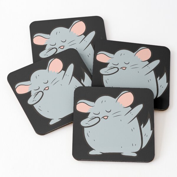 Item preview, Chinchilla - Dab, dabbing, dancing designed and sold by Mohja-Design.