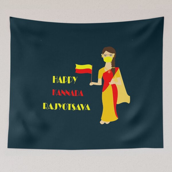 Item preview, Happy Kannada Rajyotsava  designed and sold by oneworldattire.