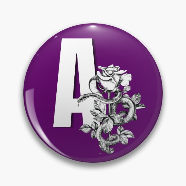 Item preview, A Botanical Monogram. Peony snake floral letter designed and sold by Emotionsy.