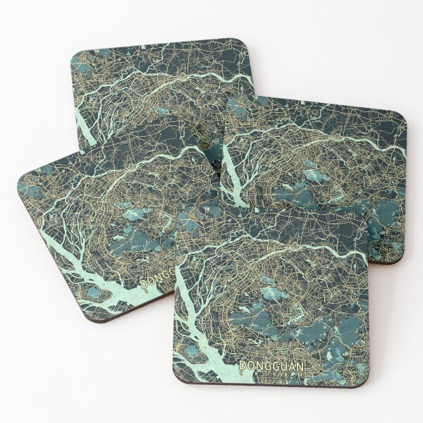 Item preview, Dongguan City Map of Guangdong, China - Summer designed and sold by deMAP.