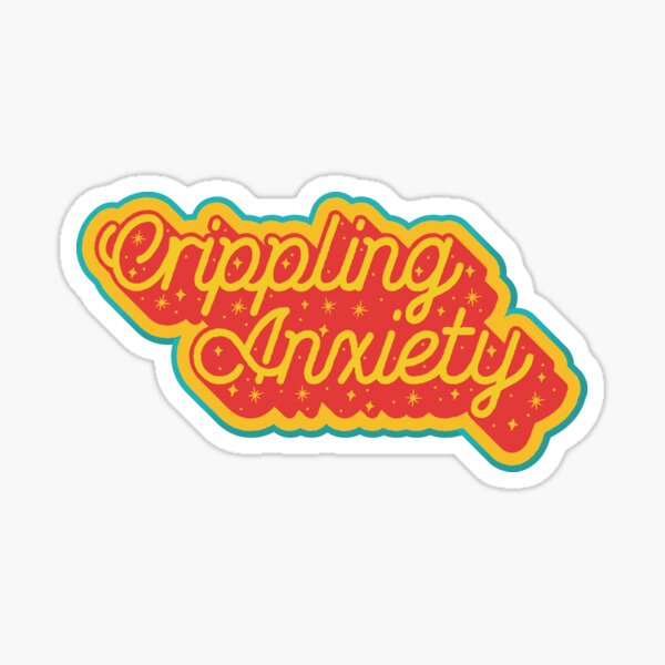 Item preview, Crippling Anxiety - mental health pun designed and sold by JCT Momo.
