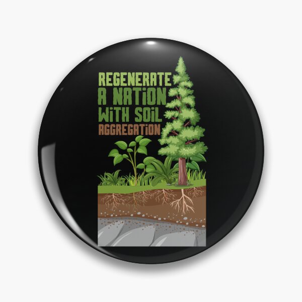 Item preview, Regenerate A Nation With Soil Aggregation | Gift for Nature Lovers designed and sold by BopleDesigns.