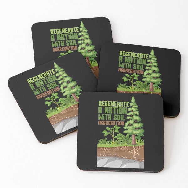 Item preview, Regenerate A Nation With Soil Aggregation | Gift for Nature Lovers designed and sold by BopleDesigns.