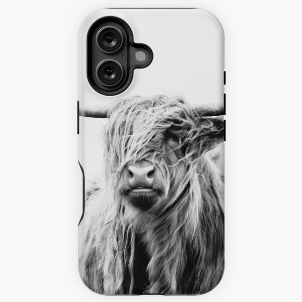 Vista previa del artículo con la obra «retrato de una vaca de las tierras altas (formato apaisado)», diseñado y vendido por Dorit Fuhg.