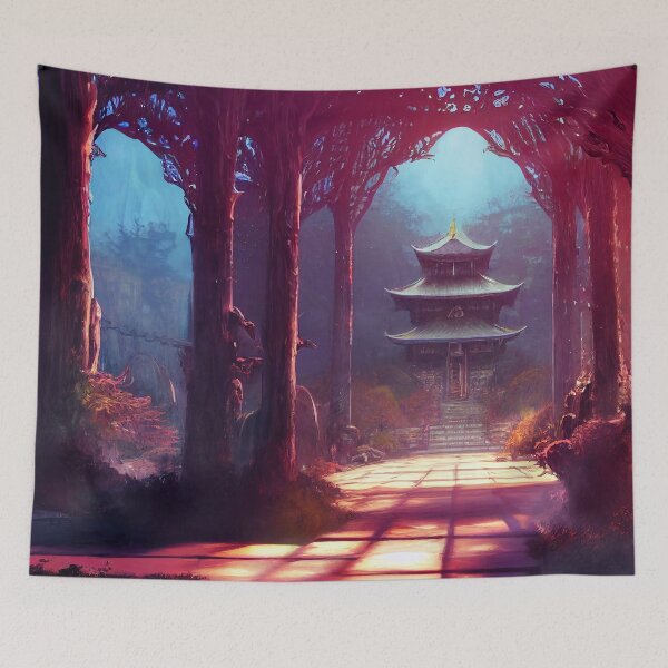 Item preview, Japanese Fantasy Lanscape designed and sold by Definitelycole.