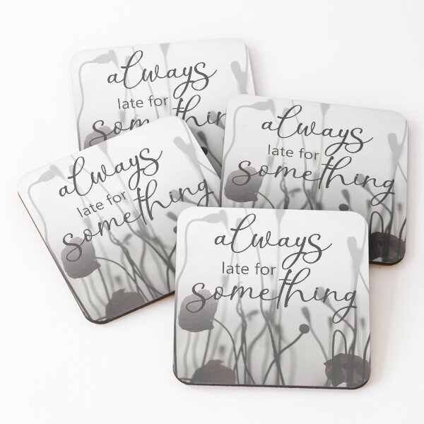 Item preview, Always Late for Something designed and sold by DogLifeCo.