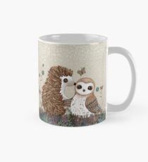Owl and Hedgehog Mug