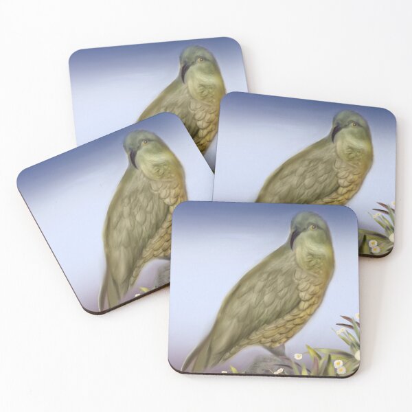 Item preview, kea with alpine flower designed and sold by JoKoNz.