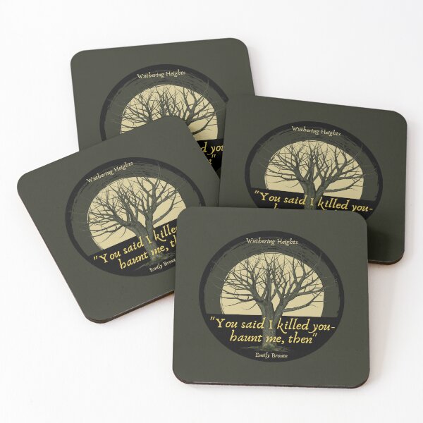 Item preview, Wuthering Heights - Emily Bronte Gothic Fiction Romance Book Quote Literature Simple Minimal Aesthetic designed and sold by weboftigers.