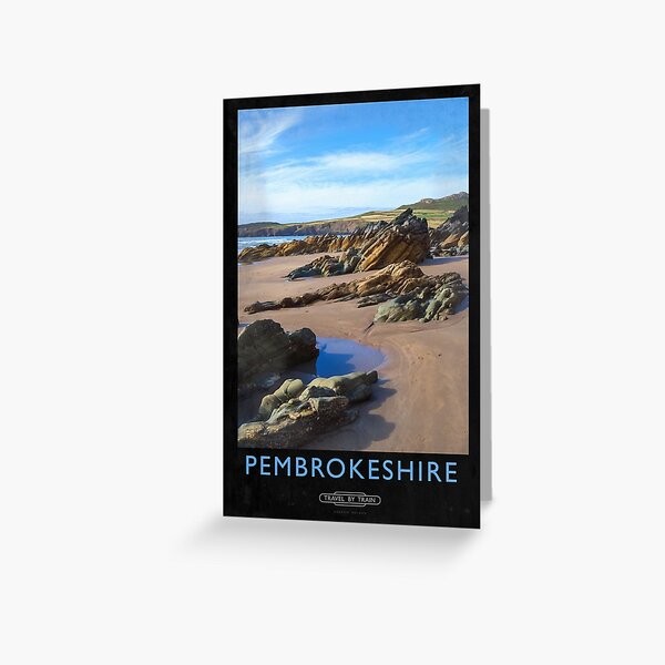 Item preview, Pembrokeshire Railway Poster designed and sold by Andrew Roland.