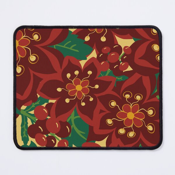 Item preview, Vintage Christmas Boho Poinsettia. designed and sold by LaBellCreative.