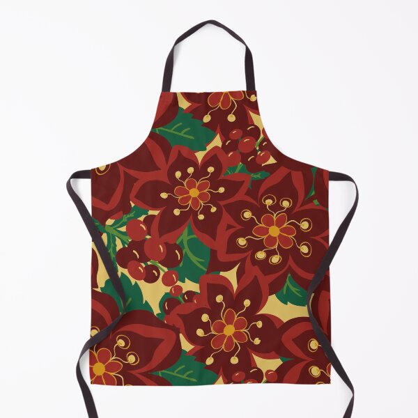 Item preview, Vintage Christmas Boho Poinsettia. designed and sold by LaBellCreative.