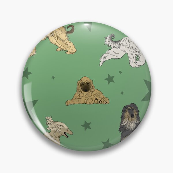Item preview, Afghan Hounds Stars Sage designed and sold by Ashley Gagnon.