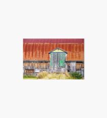 Old colorful barn Art Board