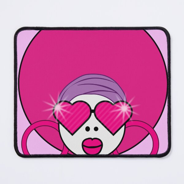 Item preview, Funky Female Character with Heart Glasses and Big Hair designed and sold by ea-photos.