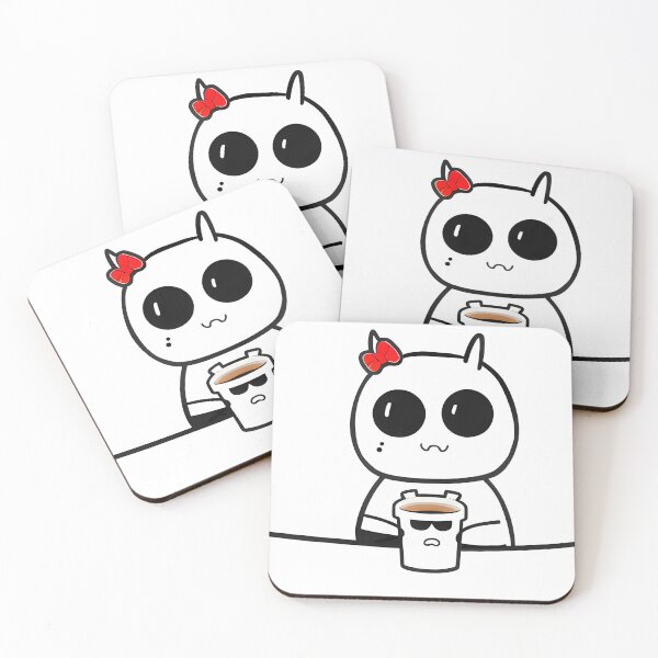 Item preview, Hornie drinking coffee designed and sold by sci-fAI.