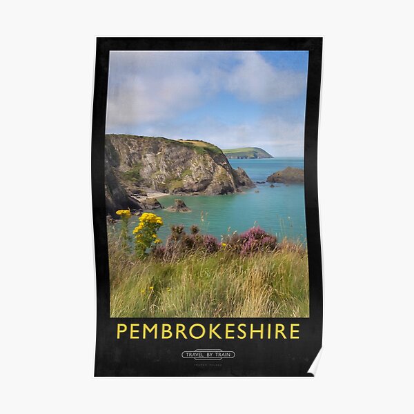 Pembrokeshire Railway Poster Poster