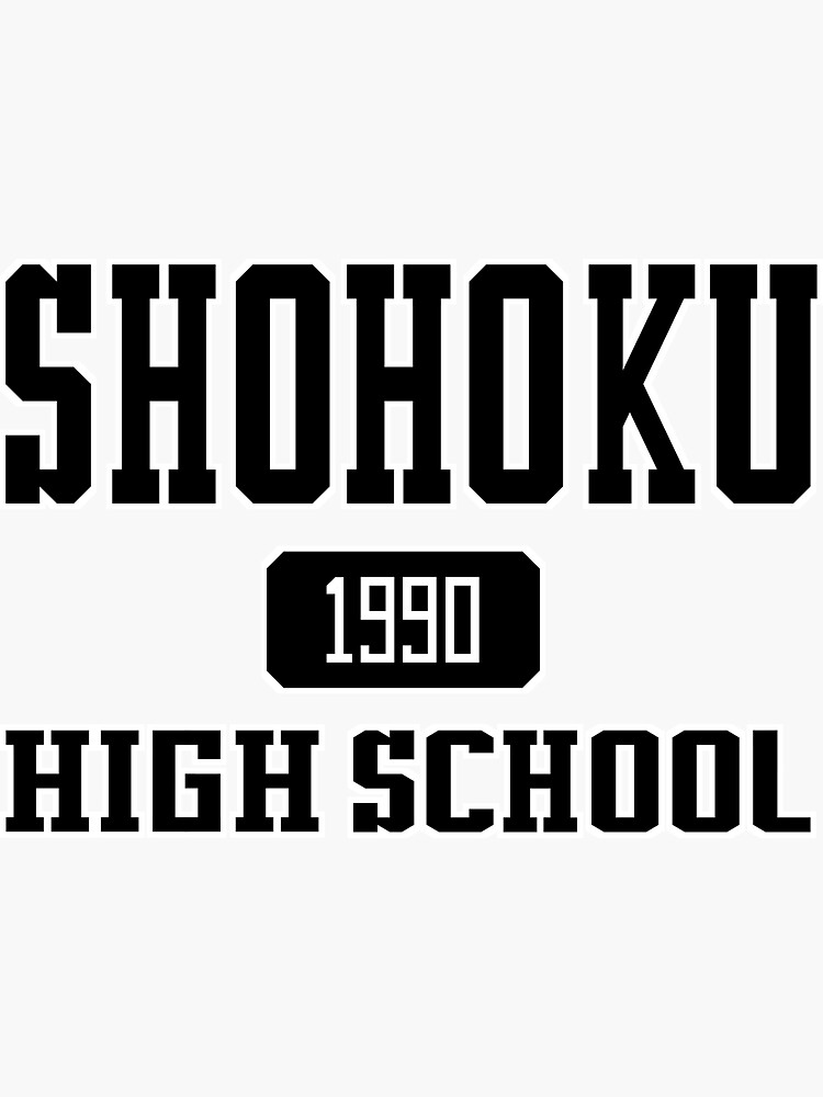 SHOHOKU 11 Sticker by Zebda