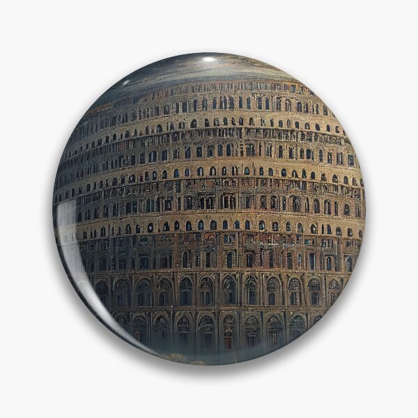 Aperçu de l'œuvre Tour de Babel en forme de dôme créée et vendue par OccultDreams.