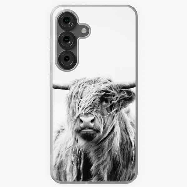 Item preview, portrait of a highland cow designed and sold by Dorit Fuhg.
