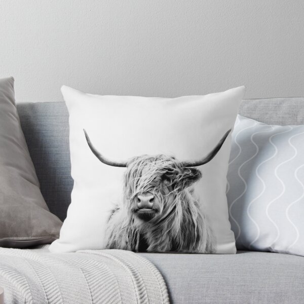 Item preview, portrait of a highland cow designed and sold by Dorit Fuhg.