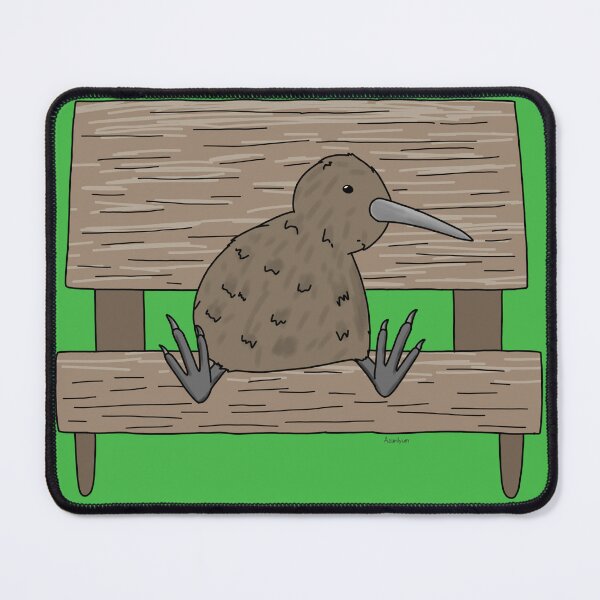 Item preview, Kiwi in a bench designed and sold by Azurilyum.