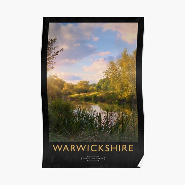 Warwickshire Railway Poster Poster