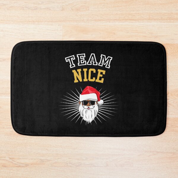 Item preview, Team Nice Naughty List Black Santa Claus African American Christmas Xmas designed and sold by QueenOfPrint.