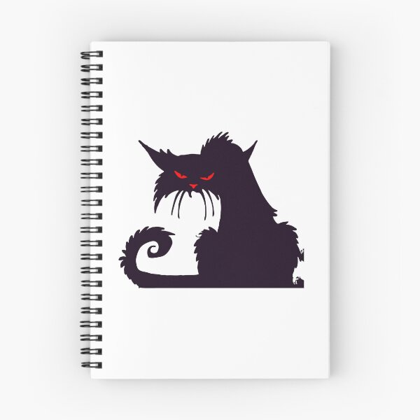 Item preview, Scary Black Cat with Red Eyes designed and sold by Pixel4Art.