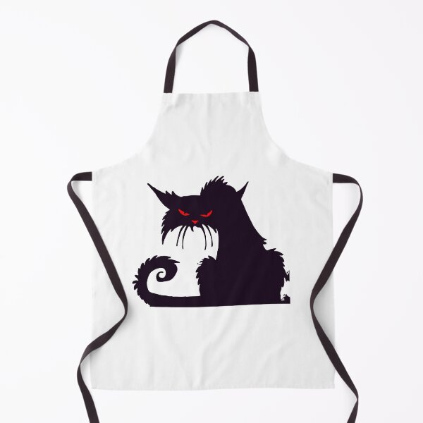 Item preview, Scary Black Cat with Red Eyes designed and sold by Pixel4Art.