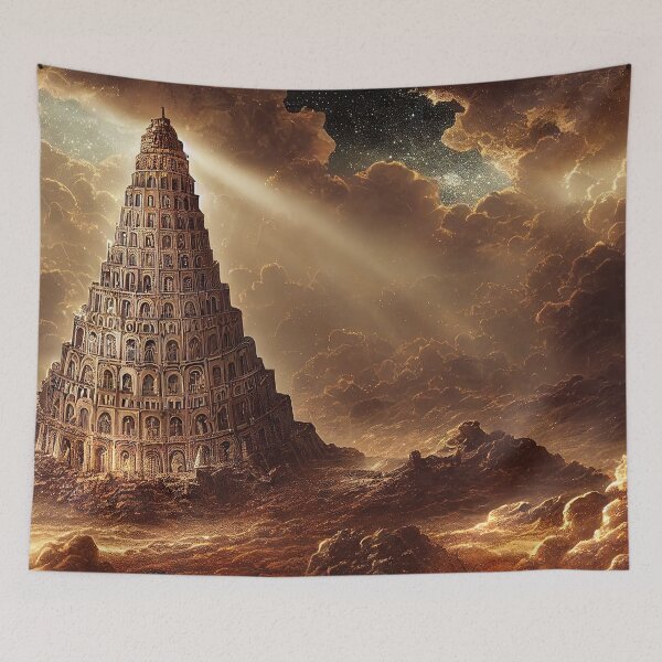 Item preview, Cone-Shaped Babylonian Tower designed and sold by OccultDreams.