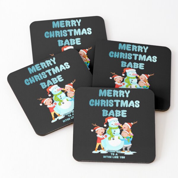 Item preview, Merry Christmas Babe 2022 Rude Christmas Cards designed and sold by aventi24.