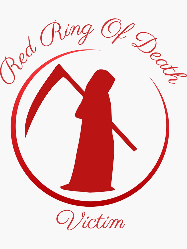 "Red Ring Of Death Victim" Sticker for Sale by SwejdDesign Redbubble