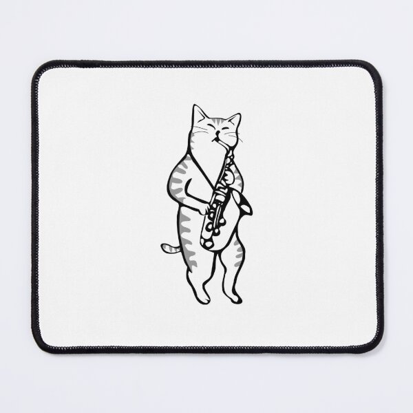 Item preview, Cat Love Saxophone Musical Instruments designed and sold by Pixel4Art.