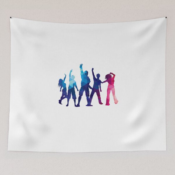 Item preview, Color Dance People Silhouette designed and sold by Pixel4Art.
