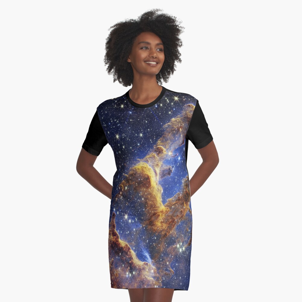 Item preview, Graphic T-Shirt Dress designed and sold by SynthWave1950.