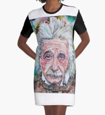Vestido camiseta ALBERT EINSTEIN - retrato de acuarela.13
