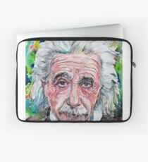 Funda para portátil ALBERT EINSTEIN - retrato de acuarela.13