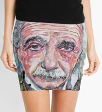 Minifalda ALBERT EINSTEIN - retrato de acuarela.13
