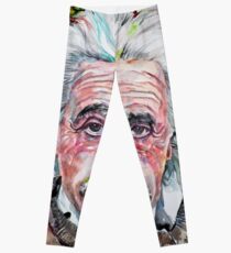 Legging ALBERT EINSTEIN - retrato de acuarela.13